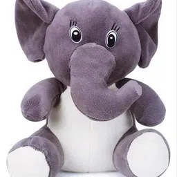 zoqqi Sitting Elephant Soft Toy Animal For Kids - 28 cm-picture-45