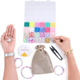 ambitieux DIY Unicorn Bracelet Making Kit beads Bracelet Making Kit with 8 charms image 4