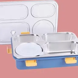 vsell Stainless Steel Airtight Leak Proof Tiffin Box with Mini Container Inside A60 4 Containers Lunch Box-picture-38