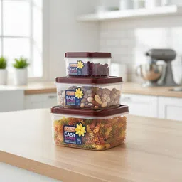 joyful Plastic Fridge Container - 400 ml, 850 ml, 1350 ml image 3