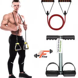 Tummy Trimmer + Resistance Band Ab Exerciser Home Gym Workouts Ab Ab Exerciser-image-61