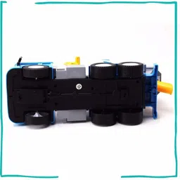 pezyox Pull Back Vehicles Construction Truck, Friction Power Toy Trucks for 3+ Years Old Boys and Girls, Light & Sound Toy for Kids-Multicolor image 4