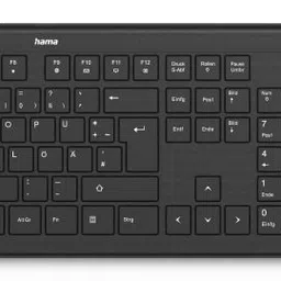 Hama Cortino Wireless Keyboard & Mouse Combo Set for Desktop & Laptop, 2.4 GHz, Wireless Standard Multi-device Keyboard Compatible with Desktop, Laptop, Mac image 4