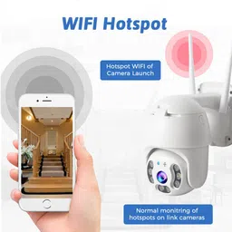 OneXsale Wireless wifi PTZ 2-way Audio Night Vision Alarm Motion Alert SD card support Security Camera image 3