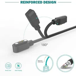 HexaGear Magnetic Charging Cable 0.6 m Fire-Boltt Ninja Watch image 2