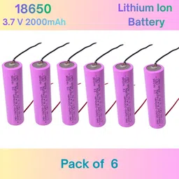 wozit 18650 3.7V 2000mAh Lithium Ion , Rechargeable With Wire Battery-picture-39