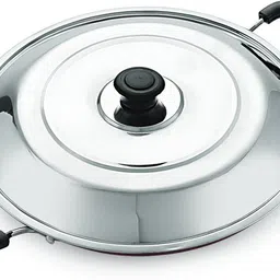 xtend Royal Non-Stick 12 Cavity Appam Patra (Paniyarakkal) Paniarakkal with Lid 1 L capacity 24 cm diameter image 1