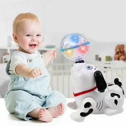 primefair Dancing Dog with Music Flashing Lights VIBRANT LIGHTENING EFFECT Baby Rattle Rattle image 3