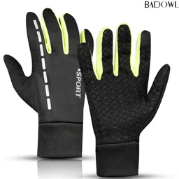 bad owl Full-Finger Bike Riding Gloves with Touch Screen, Breathable Fabric for Driving Riding Gloves-picture-10