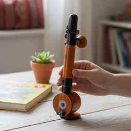 nalamtrades Wooden Zither Musical Toy for Kids Handcrafted String Instrument image 1