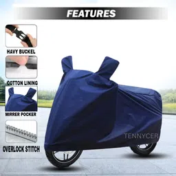tennycer Waterproof Two Wheeler Cover for TVS image 4