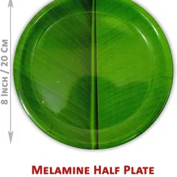 inpro Melamine Round Serving Plate Set of 12-Perfect Addition to Dinnerware Collection Half Plate image 2