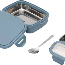 jaypee JPWAVESTEEL-JRPEACOCKPLUM 2 Containers Lunch Box image 4