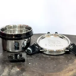 falcon Stainless Steel Mini Container - 125 ml, 1 Pieces, Silver 1 Containers Lunch Box image 4