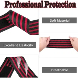 technest Wrist Wrap Gym Accessories for Men Hand Grip & Wrist Support Gym21 Men Wrist Band image 2