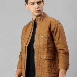 voxati Men Solid Jacket image 3
