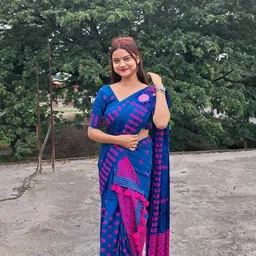 sheden lopez creation Woven Mekhela Chador Cotton Silk Saree-picture-42