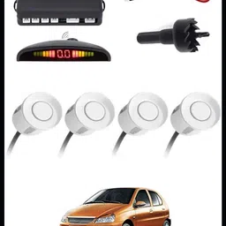 3a featuretail Universal 4 White Reverse Parking Sensor-AP25N688 Universal 4 White Reverse Parking Sensor-AP25N688 Parking Sensor image 1