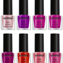 cosmera Power Lasting Pro Nail Enamel | Intense Pigment & Long-Wear Shine C90 CMNP8P1-picture-10