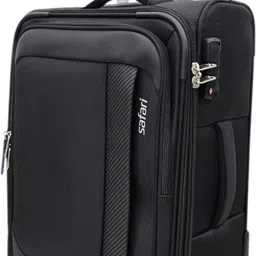 safari Small Cabin Suitcase (59 cm) 8 Wheels - SLANT PRO 59 ( SMALL SIZE ) - Black image 2