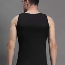 bqt Gym Alphabet Printed Lifeline Men Vest image 2