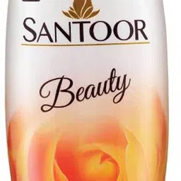 santoor Beauty Perfumed Talcum Powder with Sandalwood Extracts For All Skin Types image 2