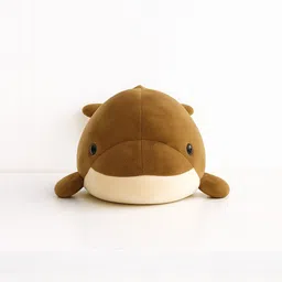 toyingly Plush Dolphin Stuffed Animal, Brown and Cream, Soft Toy - 30 cm - 30 cm image 3