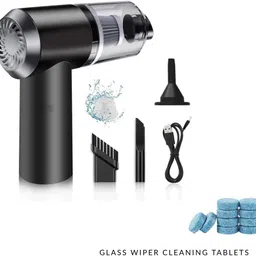 homnix Cordless Handheld Car Vacuum Cleaner with Blower&Nozzle 3 Tool Wet & Dry 3-in-1 Car Vacuum Cleaner image 1