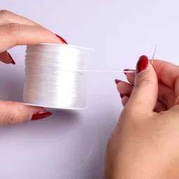 ritzkart Stretchy Crystal String Elastic Thread image 4
