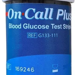 NSC On Call Plus Fifty strips with (code 007) 50 Glucometer Strips - 50 Glucometer Strips-picture-26