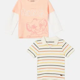 Juniors by Lifestyle Pack of 2 Boys Printed T-shirt-picture-22