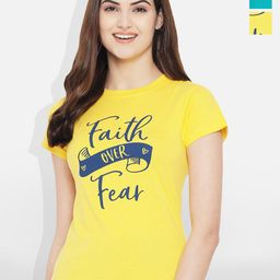Fabflee Pack Of 3 Printed Round Neck Cotton T-shirt-picture-1