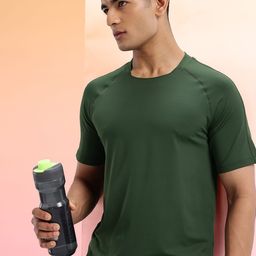 HRX by Hrithik Roshan Rapid-Dry Slim Fit Training T-shirt-picture-15