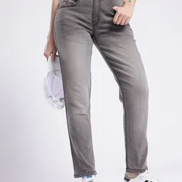 glitchez Women Relaxed Fit Heavy Fade Stretchable Jeans-image-27
