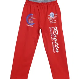 SWEET ANGEL Boys Red Straight Fit Printed Track Pants-picture-22