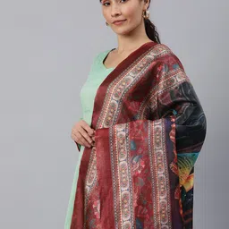 Rani Saahiba Ethnic Motifs Printed Art Silk Dupatta-picture-16