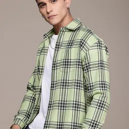The Roadster Life Co. Relaxed Fit Tartan Checked Casual Shirt-picture-18