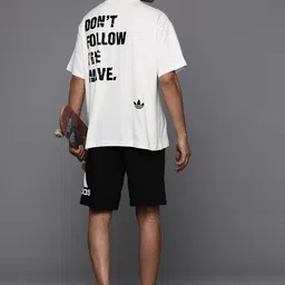 ADIDAS Originals Pure Cotton Printed Drop-Shoulder Sleeves  AE Foundation T-shirt-picture-22