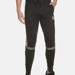 Dollar Men Charcoal Solid Slim-Fit Track Pants-picture-43
