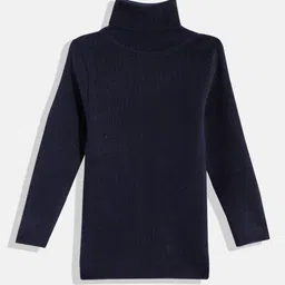 RVK Kids Solid Turtle Neck Pullover-picture-12