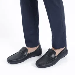 RARE RABBIT Men Saffian Textured Leather Formal Loafers-picture-47
