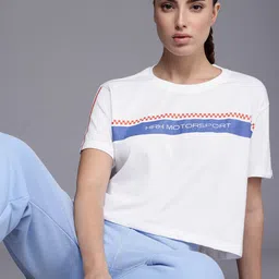 HRX by Hrithik Roshan HRXGT Brand Logo Printed Drop-Shoulder Lifestyle Relaxed Fit T-shirt-picture-38