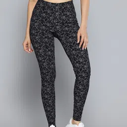 Domyos By Decathlon Women Ankle-Length Printed Gym Tights-image-36