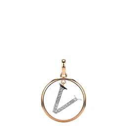 VALANOVA Women Sterling Silver Plated Diamond Pendant-image-50