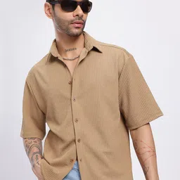 glitchez Textured Relaxed Fit Shirt-picture-10