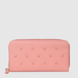 Caprese Women Pink Embellished Zip Around Wallet-picture-32