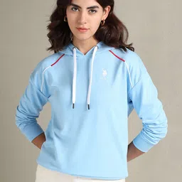 U.S. Polo Assn. Women Hooded Long Sleeves Sweatshirt-picture-14