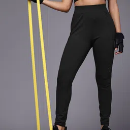 HRX by Hrithik Roshan Women PERFORMANCEBONDED Rapid-Dry Running Tights AW24_W_TG_KRS002_03-image-65
