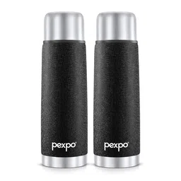Pexpo Black 2 Pieces Stainless Steel Water Bottles 500 ml-image-91