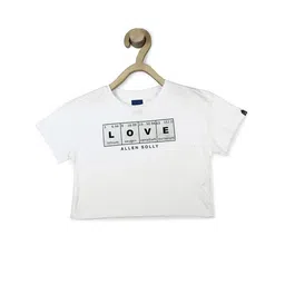 Allen Solly Junior Girls Printed Cotton Crop Top-picture-44